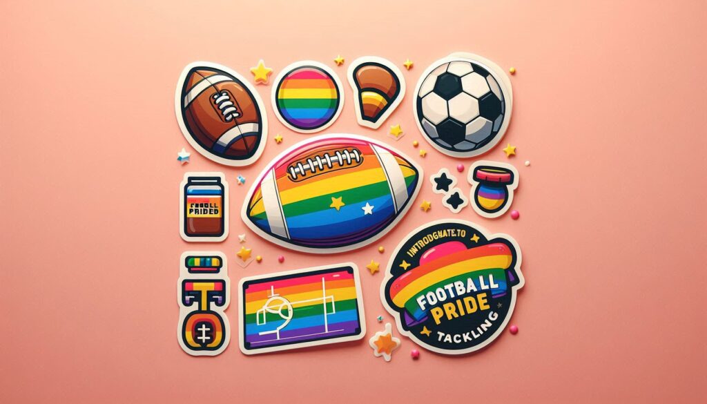 football pride stickers